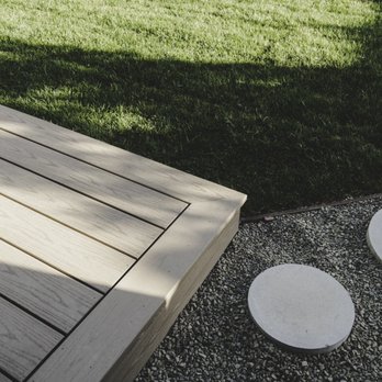 Westerfield Landscapes - Deck stoop with pathway through gravel and sod - Landscaping Near Me - Huntington Beach, California
