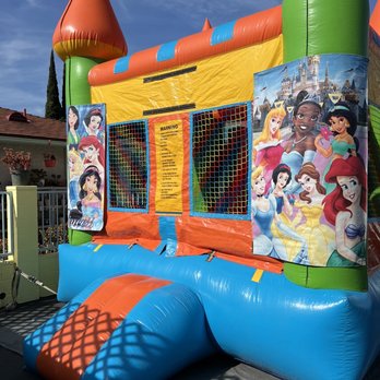 Joker's Party Rental - Customized princess banners. - Bounce House Rentals Near Me - Anaheim, California Joker's Party Rental - Customized princess banners. - Bounce House Rentals Near Me - Anaheim, California