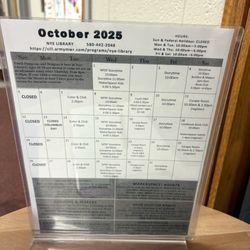 Wilbur S. Nye library - October 2025