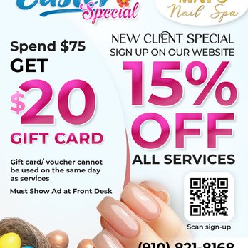Mai’s nails spa - Nail Salons Near Me - Wilmington, North Carolina