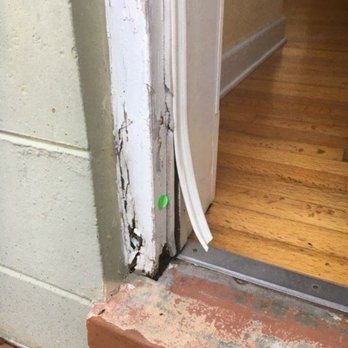 Renovate Right - Rotten wood on bottom of door frame. - Handyman Near Me Renovate Right - Rotten wood on bottom of door frame. - Handyman Near Me