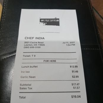 Chef India - Indian Near Me - Lawton, Oklahoma