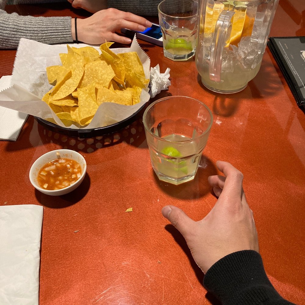 Margaritas, free chip and salsa!