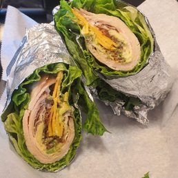 Lovely Lettuce wrapped #2 - turkey/bacon/cheddar/avocado Lovely Lettuce wrapped #2 - turkey/bacon/cheddar/avocado