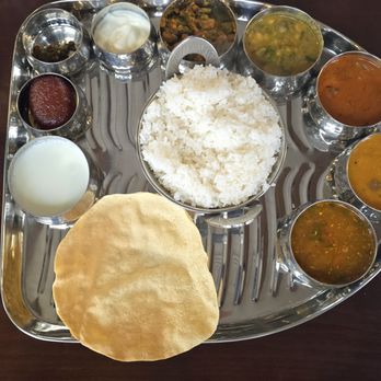 The Adyar Cafe - Lunch thali - Indian Near Me - Exton, Pennsylvania