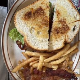 BLT with fries. BLT with fries.