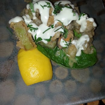 Oleana Restaurant - Fried mussels - Turkish Near Me - Cambridge, Massachusetts