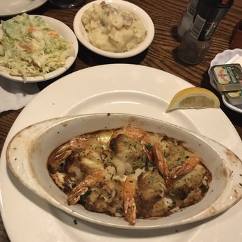 Marblehead Chowder House - Stuffed shrimp with crab meat, mashed potatoes and coleslaw!! Delicious! - Seafood Near Me - Easton, Pennsylvania Marblehead Chowder House - Stuffed shrimp with crab meat, mashed potatoes and coleslaw!! Delicious! - Seafood Near Me - Easton, Pennsylvania
