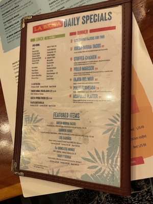 Menu photo 7 La Brisa Mexican Bar & Grill Bacliff, TX