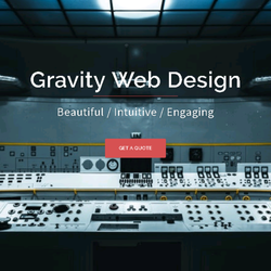 Gravity Web Design - Gravity Web Design Front Page