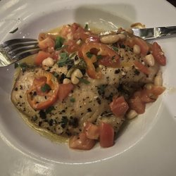 Halibut special in a wine sauce