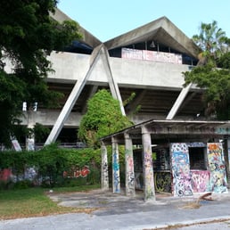 Entrance to the currently abandoned Marine Stadium