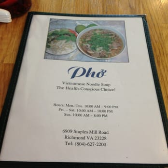 Pho 79 - The restaurant name is simply "Pho" now. I don't believe it's a member of the "Pho 79" group of restaurants anymore. - Vietnamese Near Me - Richmond, Virginia Pho 79 - The restaurant name is simply "Pho" now. I don't believe it's a member of the "Pho 79" group of restaurants anymore. - Vietnamese Near Me - Richmond, Virginia