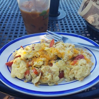 Stella's - Veggie scramble minus the avocado and spinach. So good!! - Coffee & Tea Near Me - Cle Elum, Washington