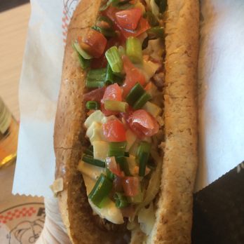Fat Franks Dog House - Kentucky bourbon dog $8 - Hot Dogs Near Me - Edmonton, Alberta Fat Franks Dog House - Kentucky bourbon dog $8 - Hot Dogs Near Me - Edmonton, Alberta