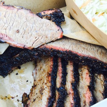Axelrad - The Brisket from the food truck in the parking lot. Giggity - Beer Gardens Near Me - Houston, Texas