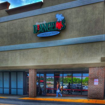DeAngelo's - The outside entrance to D'Angelo nicely nestled between DSW warehouse and the nail apa in college town mall. - Pizza Near Me - Bloomington, Indiana