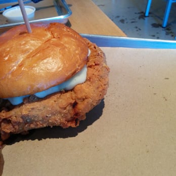 Little Stack Haystack Burgers - Chicken fried burger - Burgers Near Me - Richardson, Texas