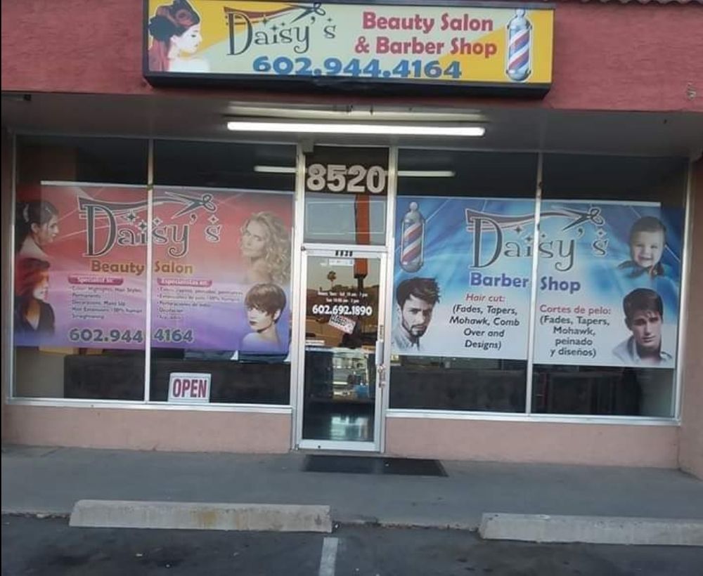 Daisy's Salon & Barber Shop Logo