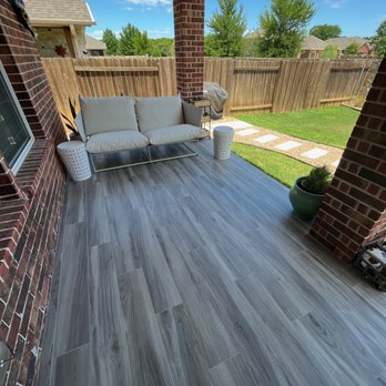 Soleil Floors - a patio with a couch and a table - Flooring Near Me - Round Rock, Texas