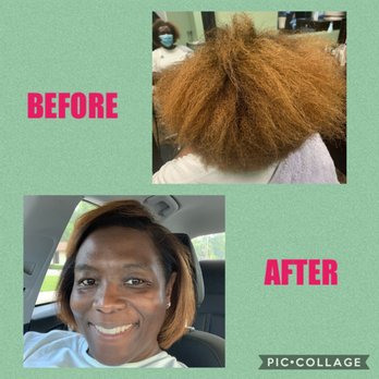 Salon 718 Jax - It's Growing!! Stephen did a cut, color and press on my natural hair. I feel like the old me. - Hair Salons Near Me - Jacksonville, Florida