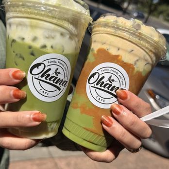 Ohana Cafe - Banana matcha and cookie butter matcha - Coffee & Tea Near Me - Stockton, California Ohana Cafe - Banana matcha and cookie butter matcha - Coffee & Tea Near Me - Stockton, California