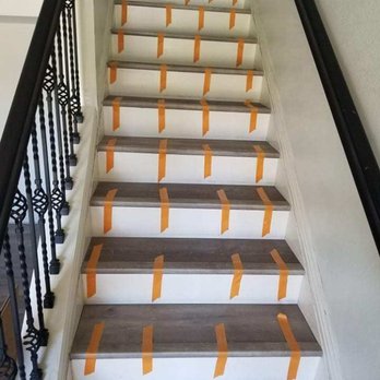 W.A General Remodeling and Demolition - Vinyl Installation on Staircase - Demolition Services Near Me W.A General Remodeling and Demolition - Vinyl Installation on Staircase - Demolition Services Near Me
