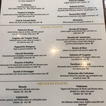 Strega - Menu - Italian Near Me - Boston, Massachusetts Strega - Menu - Italian Near Me - Boston, Massachusetts