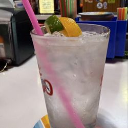 Vodka, Soda, Orange & Lime