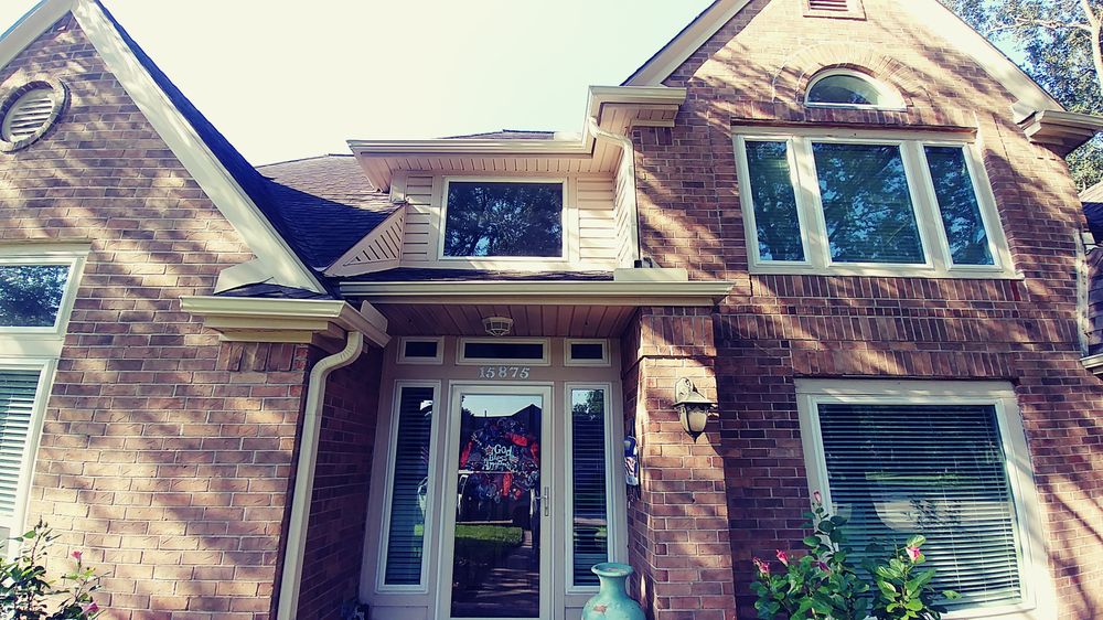 Slide of Cypress Rain Gutters