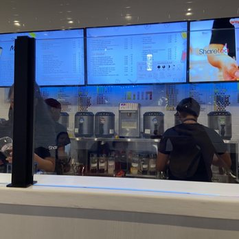Sharetea Columbus - Menu and boba station/kitchen - Bubble Tea Near Me - Dublin, Ohio