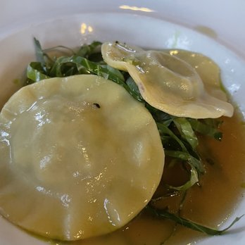 Arad Evans Inn - Mushroom ravioli (8/10) It was cooked perfectly al dente and the mushroom filling was delicious. The sauce could have done with less oil - New American Near Me - Fayetteville, New York Arad Evans Inn - Mushroom ravioli (8/10) It was cooked perfectly al dente and the mushroom filling was delicious. The sauce could have done with less oil - New American Near Me - Fayetteville, New York
