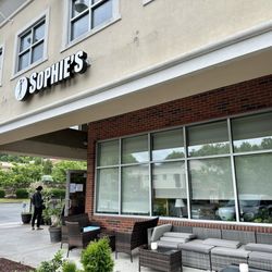 Sophie's Grill and Bar - Outside with seating.
