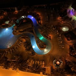 Holiday Beach Resort - Soundside  - Lazy River at night