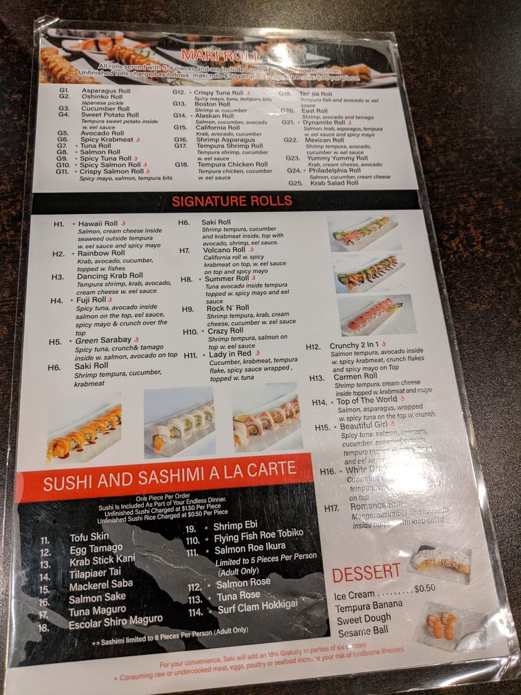 Saki Endless Sushi & Hibachi Eatery