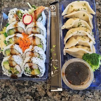 Kibo Sushi House - Dynamite maki and steamed vegetable gyozas - Japanese Near Me - Richmond Hill, Ontario Kibo Sushi House - Dynamite maki and steamed vegetable gyozas - Japanese Near Me - Richmond Hill, Ontario