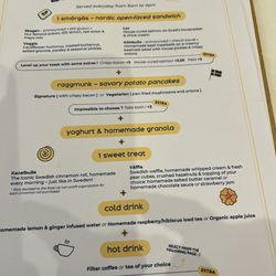 Suzzi - Brunch menu