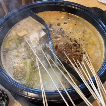 Chengdu Spicy - Hot pot with pork bone broth and medium spicy - Hot Pot Near Me - Toronto, Ontario