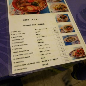 Sunrise Restaurant - Menu - Sushi Bars Near Me - Honolulu, Hawaii