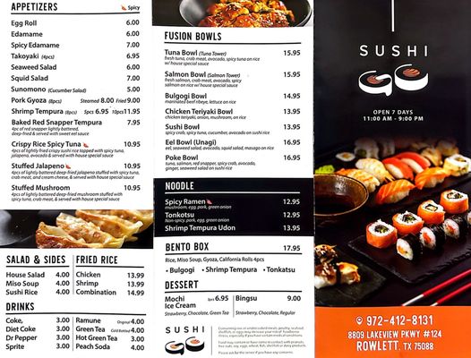 Menu photo 4 Sushi Go Rowlett, TX