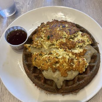 Off The Griddle - Stuffed Feast Waffle - Vegan Near Me - Portland, Oregon Off The Griddle - Stuffed Feast Waffle - Vegan Near Me - Portland, Oregon