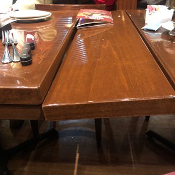 Outback Steakhouse - When you're a party of 5 and the hostess can't figure out how to put the table leaves together. - Steakhouses Near Me - Vacaville, California Outback Steakhouse - When you're a party of 5 and the hostess can't figure out how to put the table leaves together. - Steakhouses Near Me - Vacaville, California