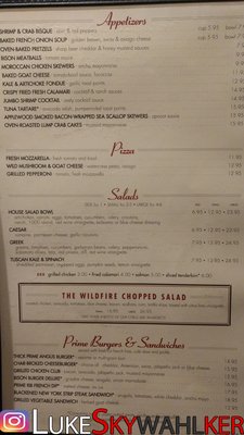 Menu photo 4 Wildfire Chicago, IL Menu photo 4 Wildfire Chicago, IL