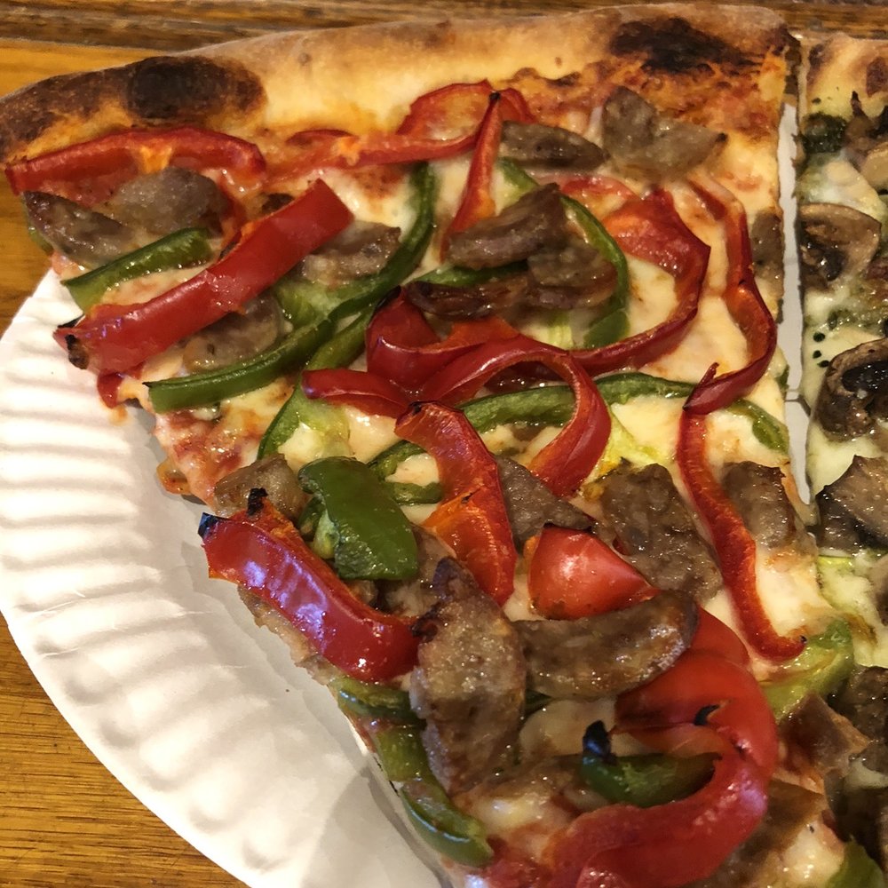 Pinocchio's Pizzeria - Sausage and bell peppers pizza $5 - Pizza Near Me - Northampton, Massachusetts Pinocchio's Pizzeria - Sausage and bell peppers pizza $5 - Pizza Near Me - Northampton, Massachusetts
