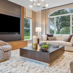Casa Velasquez Interiors - Warm, modern family room with custom millwork, layered textures and comfortable furnishings designed for everyday living.