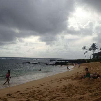 Waiohai Beach - not a sunny day ... but still one of my favorite beaches - Beaches Near Me - Koloa, Hawaii