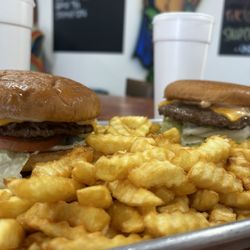 Super Burgers of Magnolia - Limited Time Couples Combo Is Back Get 2 Old Fashion / Classic Cheese Burgers with 2 Regular Straight Cut Fries & 2 Drinks