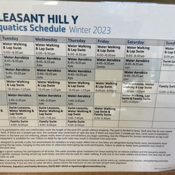 Irvin Deutscher Family YMCA - Swim schedule