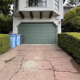 Old driveway, terrible condition!