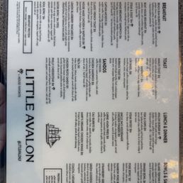 Food menu Food menu